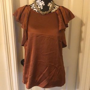 Worthington Pumpkin blouse